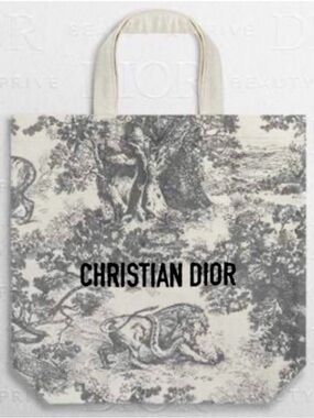 Dior Grey, Cream And Black Tote